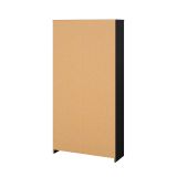 Scarpiera 3 ante e 1 cassetto nera 70x139h cm - Mandukhai
