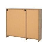 Scarpiera 3 ante e 1 cassetto rovere 108x92h cm - Todd