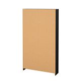 Scarpiera 3 ante nera 70x123h cm in legno - Aran