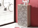 Scarpiera 3 ante rovere 67x112h cm 18 paia - Axinite