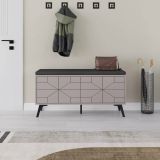 Scarpiera 4 ante beige 107x55h cm - Velma
