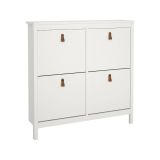 Scarpiera 4 ante bianca 102x102h cm - Actinidia