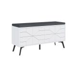 Scarpiera 4 ante bianca 107x55h cm - Velma