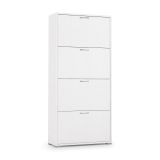 Scarpiera 4 ante bianca 67x147h cm - Adeindein