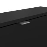 Scarpiera 4 ante nera 70x162h cm 12 paia - Desideria