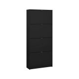 Scarpiera 4 ante nera 70x162h cm - Epidoto
