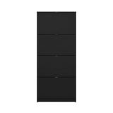 Scarpiera 4 ante nera 70x162h cm - Epidoto