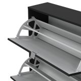 Scarpiera 4 ante nera 70x162h cm - Epidoto