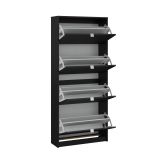 Scarpiera 4 ante nera 70x162h cm - Epidoto