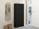 Scarpiera 4 ante nera 70x162h cm - Epidoto