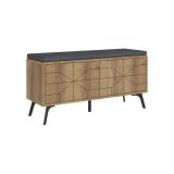 Scarpiera 4 ante quercia 107x55h cm - Velma
