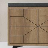 Scarpiera 4 ante quercia 107x55h cm - Velma