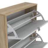 Scarpiera 4 ante quercia 70x162h cm - Aepytus