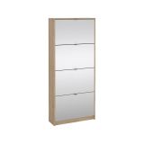 Scarpiera 4 ante rovere 70x162h cm - Aepytus