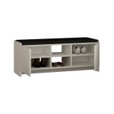 Scarpiera Algedi, Porta scarpe salvaspazio , Armadio da ingresso multiuso, Mobile per calzature, 110x37h43 cm, Bianco