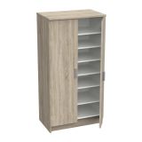 Scarpiera basic 2 ante rovere 54x108h cm - Abram