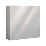 Scarpiera basic 3 ante bianca lucida 120x115h cm - Alcazar