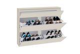 Scarpiera Beige 9 Ripiani 16 Paia 120x26.5x108h cm, 9 Vani - Marconi