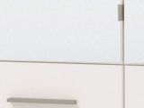Scarpiera Bianco 8 Ripiani 4 Ante 89.5x37.5x199h cm, con Specchio - Trabia