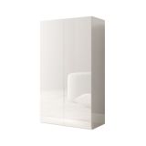Scarpiera Bianco Lucido 4 Ripiani 15 Paia 63x35x116h cm, 5 Vani - Rodengo