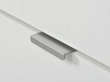 Scarpiera Bianco un Ripiano 4 Ante 58x18x155.5h cm, kit Fissaggio a Muro Incluso - Pesche