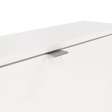 Scarpiera Celine, Mobile portascarpe, Armadio da ingresso multiuso, Mobiletto per calzature, 70x17 h85 cm, Bianco