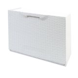 Scarpiera Gouvry, Porta scarpe salvaspazio , Scarpiera da ingresso , Armadio scarpiera a 1 anta, 100% Made in Italy, 51x17h40 cm, Bianco