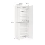 Scarpiera Malabo, Mobile portascarpe, Armadio da ingresso multiuso, Mobiletto per calzature, Made in Italy, 80x34h200 cm, Bianco lucido e Antracite