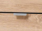 Scarpiera Marrone Quercia 10 Ripiani 5 Ante 67x28x191.5h cm, Maniglie Incluse - Sueglio