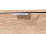 Scarpiera Marrone Rovere 6 Ripiani 3 Ante 67x28x119h cm, Maniglie Incluse - Marradi
