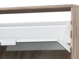 Scarpiera Marrone Rovere Grigio 8 Ripiani 8 Vani 67x28x155.5h cm, 4 Ante - Pentone