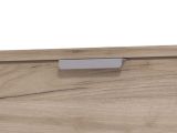 Scarpiera Marrone Rovere Scuro un Ripiano 4 Ante 58x18x155.5h cm, kit Fissaggio a Muro Incluso - Pesche
