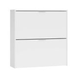 Scarpiera minimal 2 ante bianca 75x76h cm - Anakin