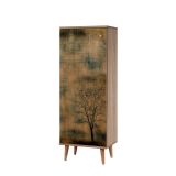 Scarpiera quercia e gialla 50x135h cm - Dacrydium