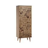 Scarpiera quercia e noce 50x135h cm - Dacrydium