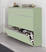 Scarpiera Verde 9 Ripiani 16 Paia 120x26.5x108h cm, 9 Vani - Marconi