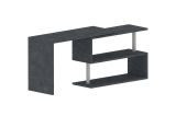 Scrivania angolare antracite 120x50cm - Topazio