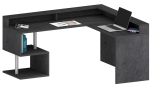 Scrivania angolare ardesia 180x93cm con porta pc - Auletta