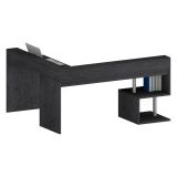 Scrivania angolare ardesia 180x93cm con porta pc - Auletta