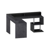 Scrivania angolare ardesia 180x93cm con porta pc - Auletta
