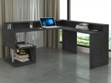 Scrivania angolare ardesia 180x93cm con porta pc - Auletta