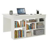 Scrivania angolare bianca 129x120cm - Altin