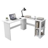 Scrivania angolare bianca 130x130cm - Alik