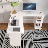 Scrivania angolare bianca 130x130cm - Alik
