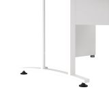 Scrivania angolare bianca 159x150cm con 3 cassetti - Estong