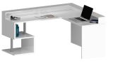 Scrivania angolare bianca 180x93cm con porta pc - Auletta
