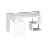Scrivania angolare bianca 180x93cm con porta pc - Auletta