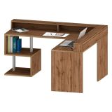 Scrivania angolare rovere 180x93cm con porta pc - Auletta