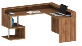 Scrivania angolare rovere 180x93cm con porta pc - Auletta