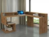 Scrivania angolare rovere 180x93cm con porta pc - Auletta